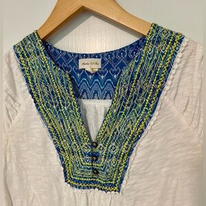 EUC Anthropologie Meadow Rue Bohemian Top Size Small